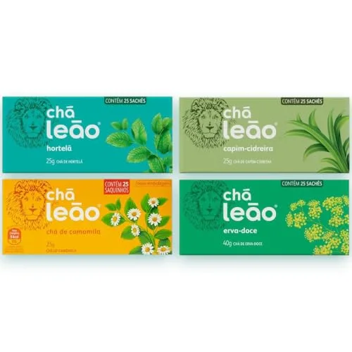 Combo de chás de ervas em sachê