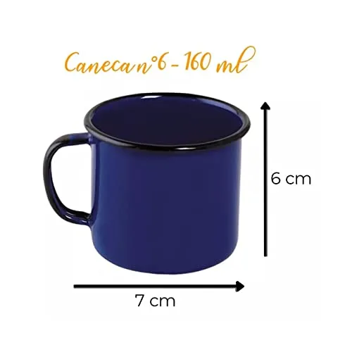 Kit caneca esmaltada com mini coador - foto 5