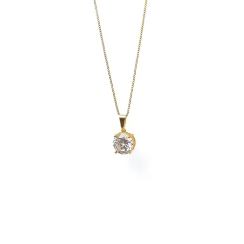 Colar pingo de luz banhado a ouro