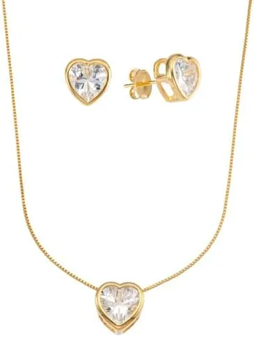 Conjunto de colar e brinco