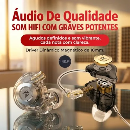 Fone intra-auricular com driver dinâmico - foto 4