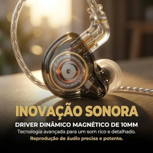 Fone intra-auricular com driver dinâmico - foto 6