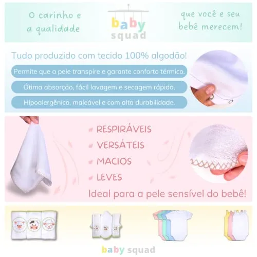 Kit de fraldas de ombro e de boca - foto 5