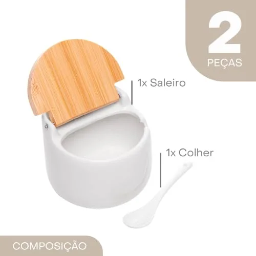 Saleiro de mesa com tampa - foto 3