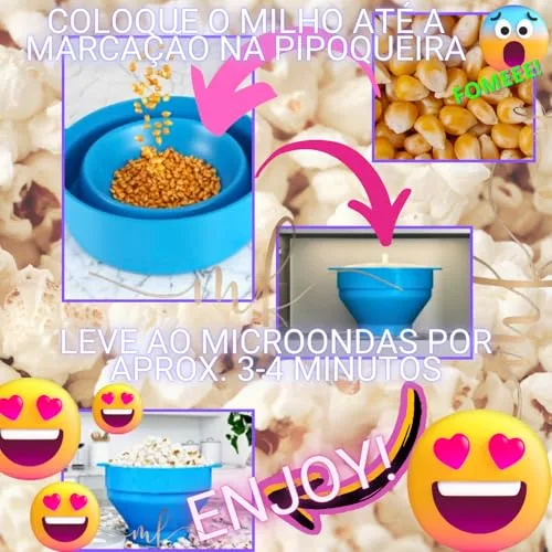Pipoqueira de silicone para micro-ondas - foto 3