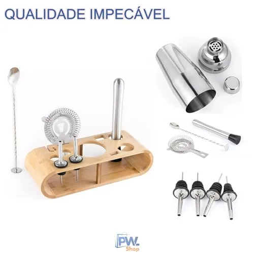 Kit de coqueteleira para drinques - foto 4
