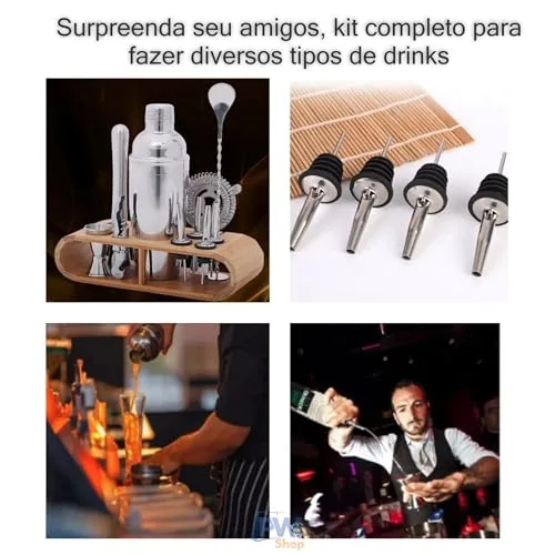 Kit de coqueteleira para drinques - foto 5