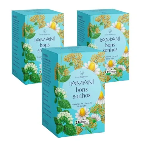 Kit de chás orgânicos com 45 sachês