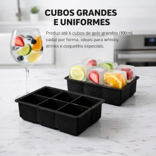 Forma de gelo de cubo grande - foto 5