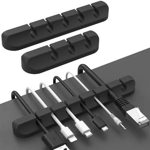 Organizador de cabos para a mesa