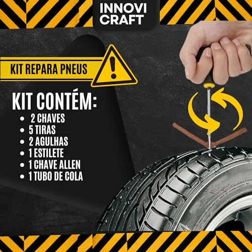 Kit de reparo para pneu sem câmara - foto 5