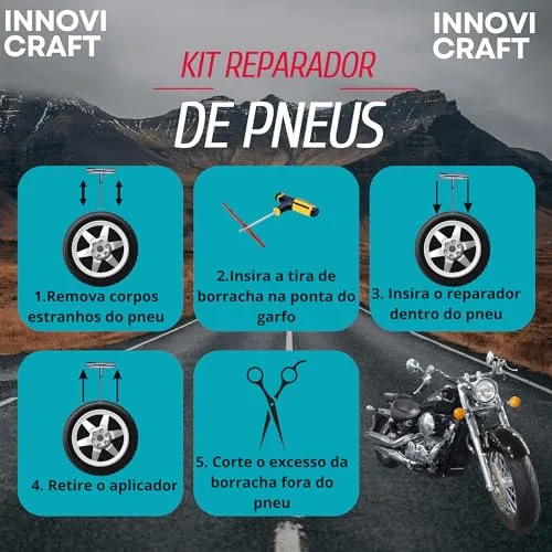 Kit de reparo para pneu sem câmara - foto 6
