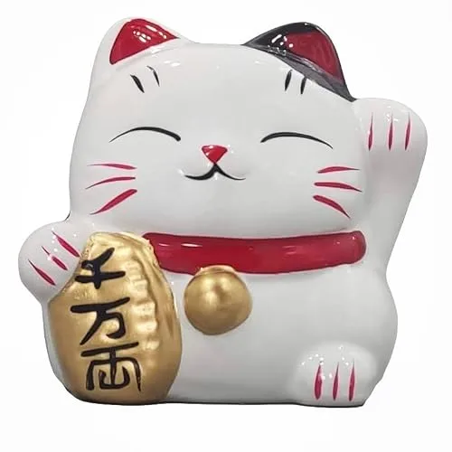 Gato da sorte em porcelana - foto 5