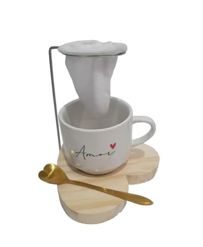 Kit caneca com mini coador