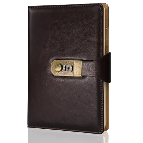 Caderno com cadeado