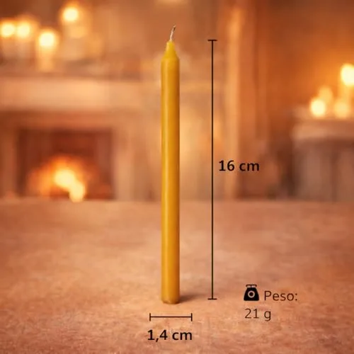 Kit de velas de cera de abelha - foto 5