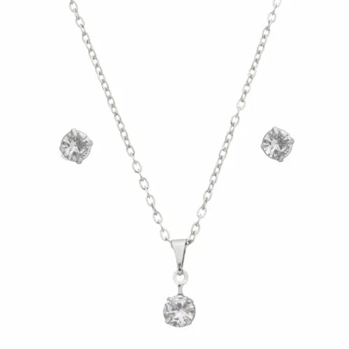 Conjunto de colar e brinco