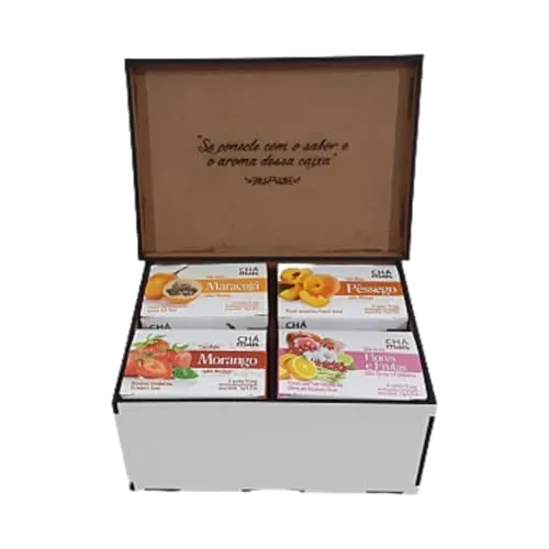 Kit de caixa de chás