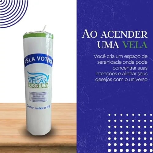 Conjunto de velas votivas brancas - foto 4