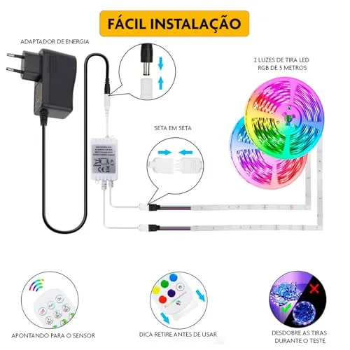 Fita de LED para o ambiente - foto 3