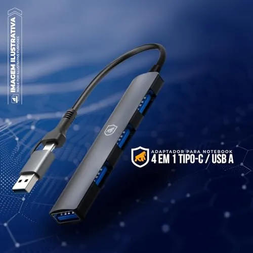 Hub USB-C multiportas - foto 2