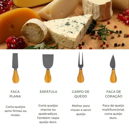 Jogo de facas para queijo - foto 5