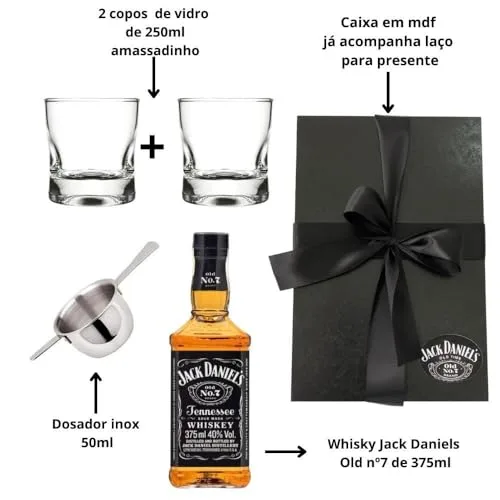 Box de whisky com copos e dosador - foto 3