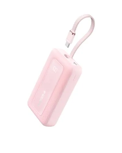 Power bank com cabo USB-C integrado