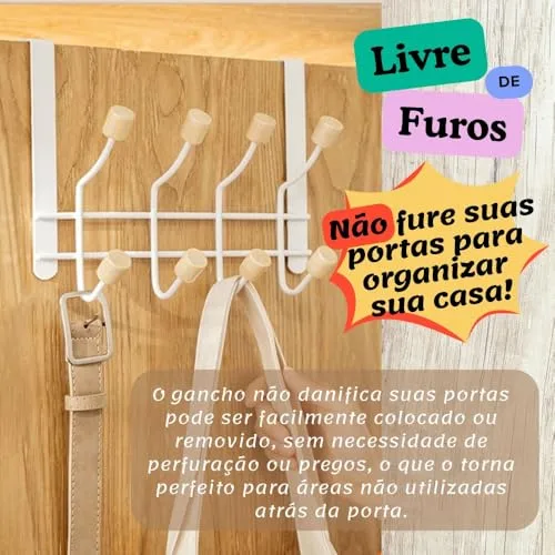 Cabideiro de porta sem furar - foto 5