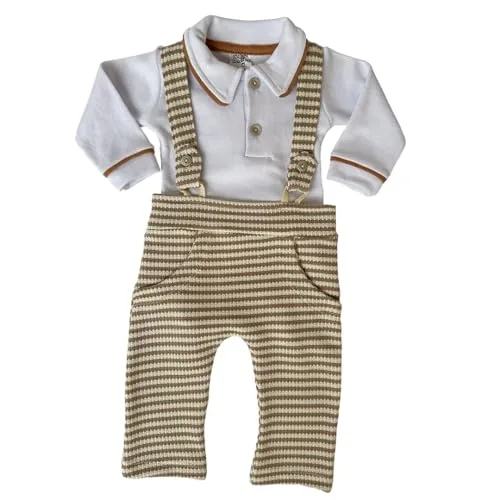 Conjunto branco com suspensório - foto 2
