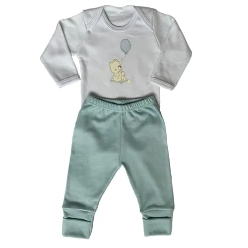 Conjunto pagão branco para recém-nascido - foto 3