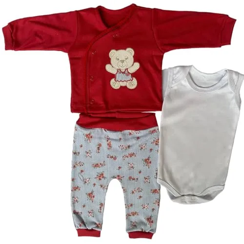 Conjunto pagão branco para recém-nascido