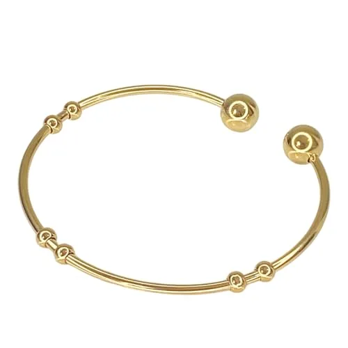 Bracelete dourado regulável