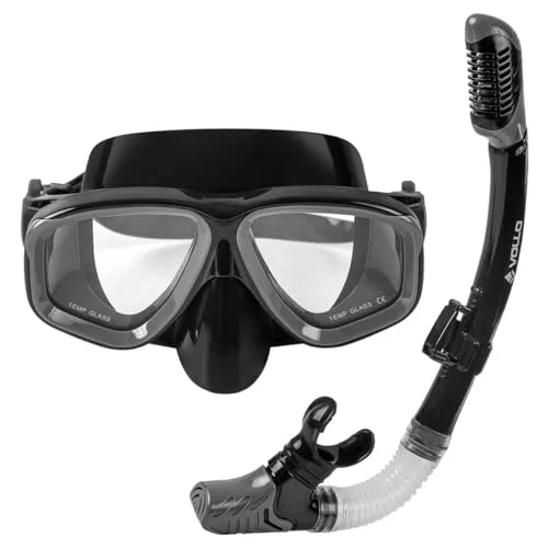 Kit de máscara e snorkel