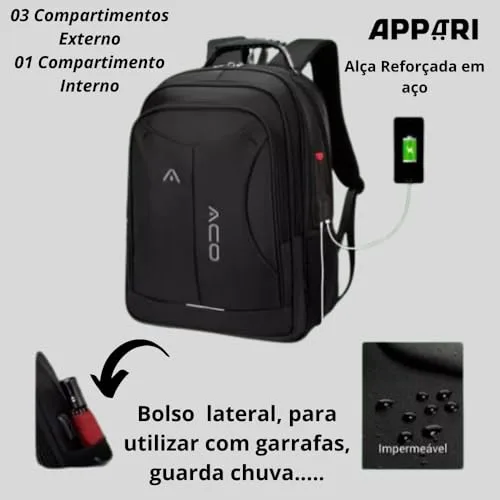 Mochila masculina para notebook - foto 3