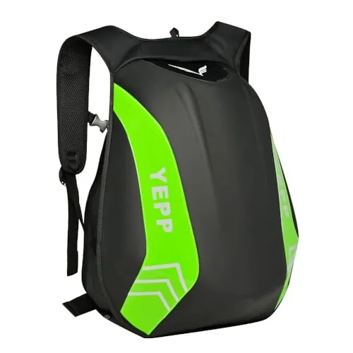 Mochila impermeável e refletiva