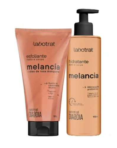 Kit de banho com esfoliante