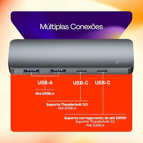 Hub USB-C multiportas - foto 5
