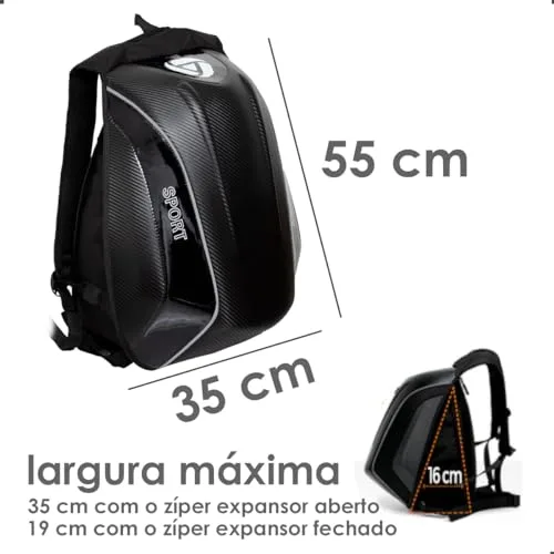 Mochila aerodinâmica porta-capacete - foto 3