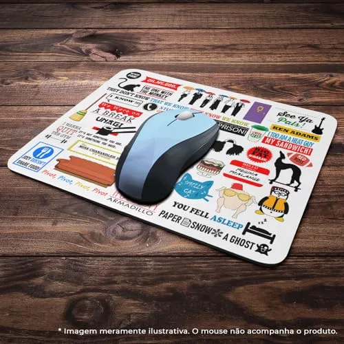 Mousepad com os ícones da série - foto 2