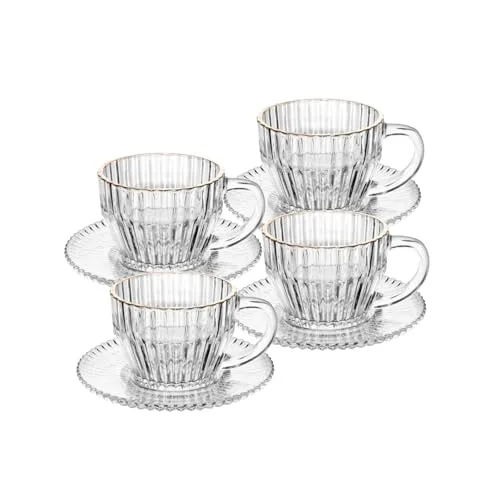 Xícaras de café de cristal