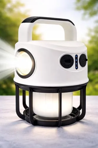 Luminária de camping recarregável
