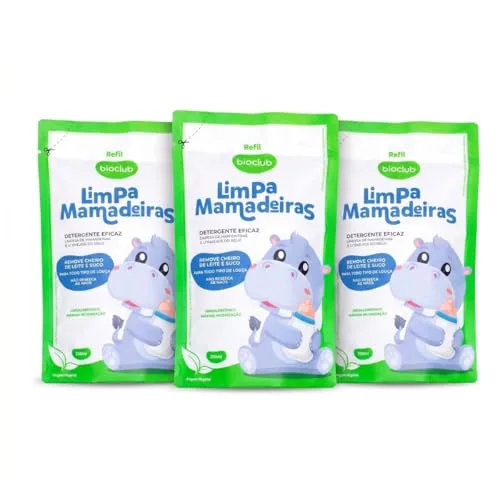 Refis de detergente para mamadeiras