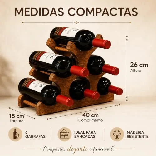 Porta-vinhos de mesa - foto 3