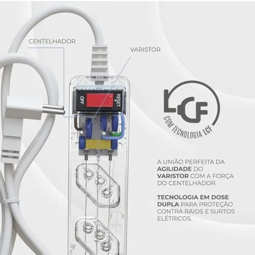 Filtro de linha com proteção contra surtos - foto 5