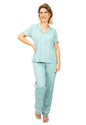 Pijama de algodão de manga longa