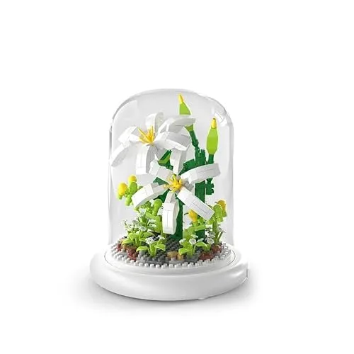 Flor de blocos para montar