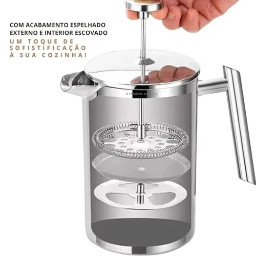 Prensa francesa térmica de inox - foto 2