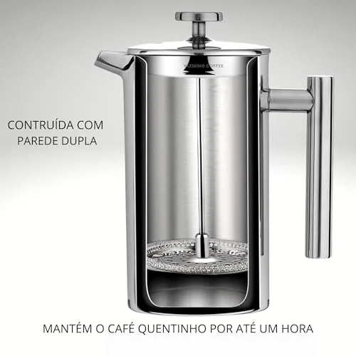Prensa francesa térmica de inox - foto 5