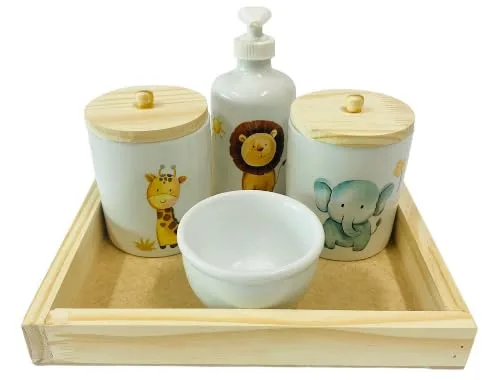 Kit de higiene safári com bandeja - foto 2